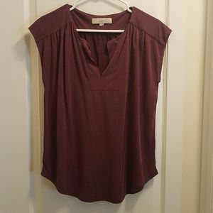 Plum Loft Top